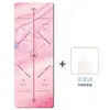 Tapete de Yoga 5mm 80cm Antiderrapante Camurça + Borracha À Prova de Som e Choque Tapete de Dança Fitness Alargado Antiderrapante Transfronteiriço