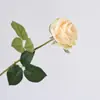 Flores Artificiales de Rosa con Recubrimiento de Goma Estilo Nuevo para Decoración del Hogar, Ramilletes de Boda, Ramilletes de Flores Falsas de Rosa de Alta Gama