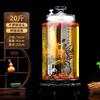 Venda Direta da Fábrica e Entrega de Garrafas de Vidro para Espumante, Potes de Vinho Medicinal de Ginseng, Potes de Vinho, Potes de Vinho Branco, Garrafas de Vinho Especiais com Torneiras