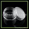 Caja de crema de 2.5g caja redonda transparente caja para sombras de ojos caja de maquillaje botella para polvo brillante botella de ungüento de 2.5ml botella de crema facial