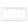 Fabricante de origem padrão americano universal para placa de carro moldura de placa de licença aço inoxidável Moldura de placa de licença americana universal moldura de placa de licença suporte de placa