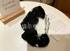 Venda Direta do Fabricante: Scrunchies de Cetim com Pérolas Coreanas, Elásticos de Cetim para Cabelo Feminino, Faixas de Cabelo, Cordas de Cabelo, Elásticos de Cabelo