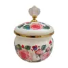 Pote de Esmalte com Tampa, Pote de Óleo, Pote de Açúcar, Bule para Café, Resistente a Altas Temperaturas, Sem Camadas, Pote para Temperos, Pote de Chá Doméstico