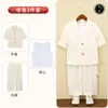 Conjunto de Traje para Niños Verano Manga Corta Delgado Casual Chaqueta de Traje Actividad de Clase Infantil Fotografía Actuación Vestido