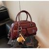 Bolso Pequeño de Diseño de Nicho 2025 Nuevo Bolso de Béisbol de Charol Moda Trendy Estilo Coreano Elegante Bolso Cruzado
