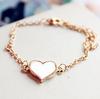 Versão coreana de joias frescas trevo de quatro folhas branco coração pulseira de amor atacado de mercadorias de Yiwu E054