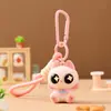 Pingente Chaveiro Gato Siamês Olhudo Fofo, Boneca de Pelúcia, Pequeno Presente Criativo, Pingente de Mochila, Pequenos Acessórios Atacado