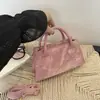 2026 Nuevo Bolso Cruzado Casual Simple Elegante con Textura Vintage Bolso Cuadrado Pequeño Ins Bolso de Mano Tie-Dye de Moda para Mujer