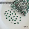 Rhinestones para decoración de uñas de circón ovalado 3*4, rhinestones K9 irregulares de fondo plano, modernos y deslumbrantes, al por mayor para accesorios de decoración de uñas DIY