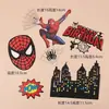 Decoraciones para Pastel de Spider-Man, Arañita, Rascacielos, Inserciones de Telaraña, Decoraciones para Mesa de Postres de Cumpleaños