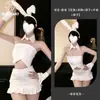 Lingerie Sexy de Fim de Temporada para Mulheres, Uniforme Sexy de Coelho Estilo Abstinência Desejo Puro Cosplay, Qqny Roupa de Dormir Tentação