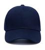 Boné de Baseball de Algodão Puro de Seis Painéis de Alta Qualidade, Dupla Camada Respirável com Proteção Solar, Boné de Aba Unisex com Bordado e Estampa Personalizada, Faz o Rosto Parecer Menor