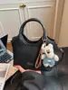 Bolsa Cesta de Legumes Portátil de Nicho Coreana para Mulheres 2026 Nova Moda Versátil Bolsa Balde Simples Super Popular Bolsa Transversal