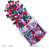 Set de lentejuelas de uñas de color navideño 12 colores mixtos accesorios para uñas lentejuelas flash polvo láser degradado