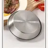 Estilo Coreano Acero Inoxidable 304 Plato para Salsa Taza para Salsa Bol Comercial Plato para Mojar Dorado Plato Pequeño Plato para Salsa de Tomate Condimento