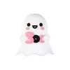 Halloween 3D Silicona Cuentas DIY Cadena para Teléfono Dibujos Animados Murciélago Fantasma Bolígrafo con Cuentas Accesorios Agujero Recto Cuentas Focales Adornos