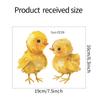 FUN-F239 Simples Aquarela Pato Amarelo Varanda Portas e Janelas de Vidro Embelezamento Decoração de Casa Adesivos de Janela Atacado