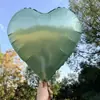 Globo de Aluminio en Forma de Corazón de 18 Pulgadas Arreglo de Nochevieja Amor Decoración de Cumpleaños 2025 Globo Flotante a Cuadros de Frutas
