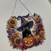 Pintura de Diamantes Transfronteriza Más Vendida Calabaza de Halloween Pintura de Diamantes Adornos de Navidad Pintura de Diamantes DIY Kit de Pintura de Diamantes