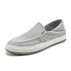 Zapatos de Lona para Hombre Verano Casual Zapatos de Lino Old Beijing para Hombre Slip-On Pescador Zapatos de Moda 2026 Modelo Nuevo