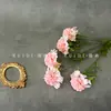 Flores Artificiales con 5 Cabezas de Hojas de Pino para Salones de Bodas, Arreglos Florales de Hotel, Flores Decorativas para Arreglos en Jarrones de Casa, Transfronterizo