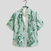 2026 Novo Estilo Hong Kong Retrô Camisa Floral de Manga Curta para Homens e Mulheres, Estilo Solto e Preguiçoso, Camisa Casual Fashion de Rua Tailandesa