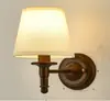 Candelabro estilo americano, candelabro moderno minimalista para sala de estar, dormitorio, comedor, candelabro de tela rústico vintage, lámpara vintage Zhongshan