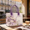 Bolsa Tote Criativa de Feltro Floral, Bolsa Tote de Grande Capacidade, Portátil para Passeios, Bolsa de Mão de Feltro de Aparência Sofisticada Atacado