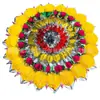 Corona Corazón 1.8m Colorida Doble Bola Bola Grande Papel Brillante Corona Flor Corazón Yunyang Artículos Funerarios Mayoreo