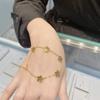 Pulseira de borboleta com estrelas e escamas de dragão Shajin do Vietnã, moda feminina, pulseira de flash com sensor de alta qualidade para internet, transmissão ao vivo
