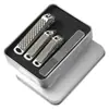 Set de Cuatro Cortauñas Transfronterizos con Caja de Lata para Uso Doméstico, Cortauñas Grandes, Herramientas para Cortar Uñas