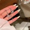 Brincos Super Fada Borboleta Zircônia Laço Borla Design Nicho Feminino Brincos Nicho Elfo Elegantes Brincos Longos