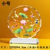 Nuevos Adornos de Cristal Tallado Estilo Chino, Artesanías Decorativas, Pez Koi, Propicios para Aperturas de Negocios, Inauguraciones de Casa y como Regalo para la Prosperidad Cada Año