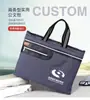 Bolsa de Documentos Personalizada Pilot 316 A4 Portátil Bolsa de Exposição Bolsa de Documentos em Tecido Oxford Impressão de LOGO de Conferência Pasta