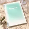 Cubierta para Cuaderno de Hojas Sueltas Color Fresco de PP, Serie Simple, No Abrasiva para la Mano, Cubierta para Cuaderno al por Mayor, Múltiples Opciones Disponibles