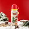Copo Térmico de Natal Aço Inoxidável Chaleira Térmica Copo de Água Cartoon Corda Portátil Copo de Grande Capacidade Portátil