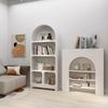 Francés de Alta Gama Estilo Crema Hogar Sala de Estar Gabinete Decorativo Estudio Dormitorio Estante de Almacenamiento Simple Color Sólido Gabinete de Entrada