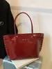 Bolso de Axila de Gamuza de Gran Capacidad Retro Diseño de Nicho de Gama Alta Hebilla Metálica Bolso de Hombro Tote Portátil para Mujer