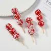 Nueva flor de espino confitado de resina artificial, tallo único, flor artificial para arreglos florales, decoraciones de boda y proyectos de manualidades DIY