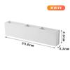 Cesta Colgante para Puerta de Gabinete de Cocina Bolsa de Basura Interior Plástico de Cocina Estante de Almacenamiento sin Perforaciones Caja de Almacenamiento Montada en la Pared del Gabinete