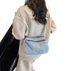 Bolso Mensajero de Mezclilla Lavada para Mujer 2025 Nuevo Bolso Tote Ligero Casual Combinable a Todo Bolso Cruzado Moderno Bolso de Hombro Bolso para Mujer