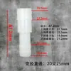 6 conectores de tubería de agua pasantes, adaptador de conversión de tamaño reductor de 2 vías de 12 mm, 10 conectores de manguera de plástico con púas rectos de 8 mm, otros