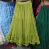 Falda Vestido de Baile Falda Abullonada 2026 Nueva Cintura Elástica Malla Volante Dobladillo Extra Grande Falda de Pastel en Capas para Mujer