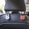 Gancho para respaldo de asiento de coche lindo gancho de coche de dibujos animados creativo multifuncional para coche gancho de coche año del conejo
