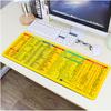 Popular no Tiktok super grande borda de bloqueio SD função excel atalho comum mouse pad de jogo tapete de mesa de escritório