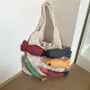 Pedido Extranjero Bolsita de Punto Creativa de Nicho para Mujer Verano 2025 Nuevo Bolso de Hombro Versátil Bolsa Tote de Dibujos Animados para Viajar