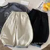 Pantalones Cargo de Pierna Recta con Retazos para Niñas para Comercio Exterior, Pantalones de Otoño para Niños, Pantalones Casuales Sueltos de Color Sólido Resistentes al Desgaste para Bebés, Negro