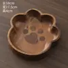 Bandeja de almacenamiento de nogal, bandeja creativa para té y bocadillos, caja de frutas, madera maciza, plato de exhibición para el hogar, vajilla para pasteles, bandeja para bocadillos, bandeja para sala de estar