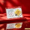 Pegatinas para Teléfono de Oro Puro 999, Láminas de Oro para Hacerse Rico de Princesa, Imanes de Refrigerador de Fortuna, Tarjetas de Oro de Tesoro, Regalos al por Mayor