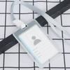 Insignias de Trabajo Transparentes Multicolor, Placas de Nombre Personalizadas, Cordones, Portatarjetas de Plástico para Banco, Tarjetas de Identificación de Empleado Hechas a Medida